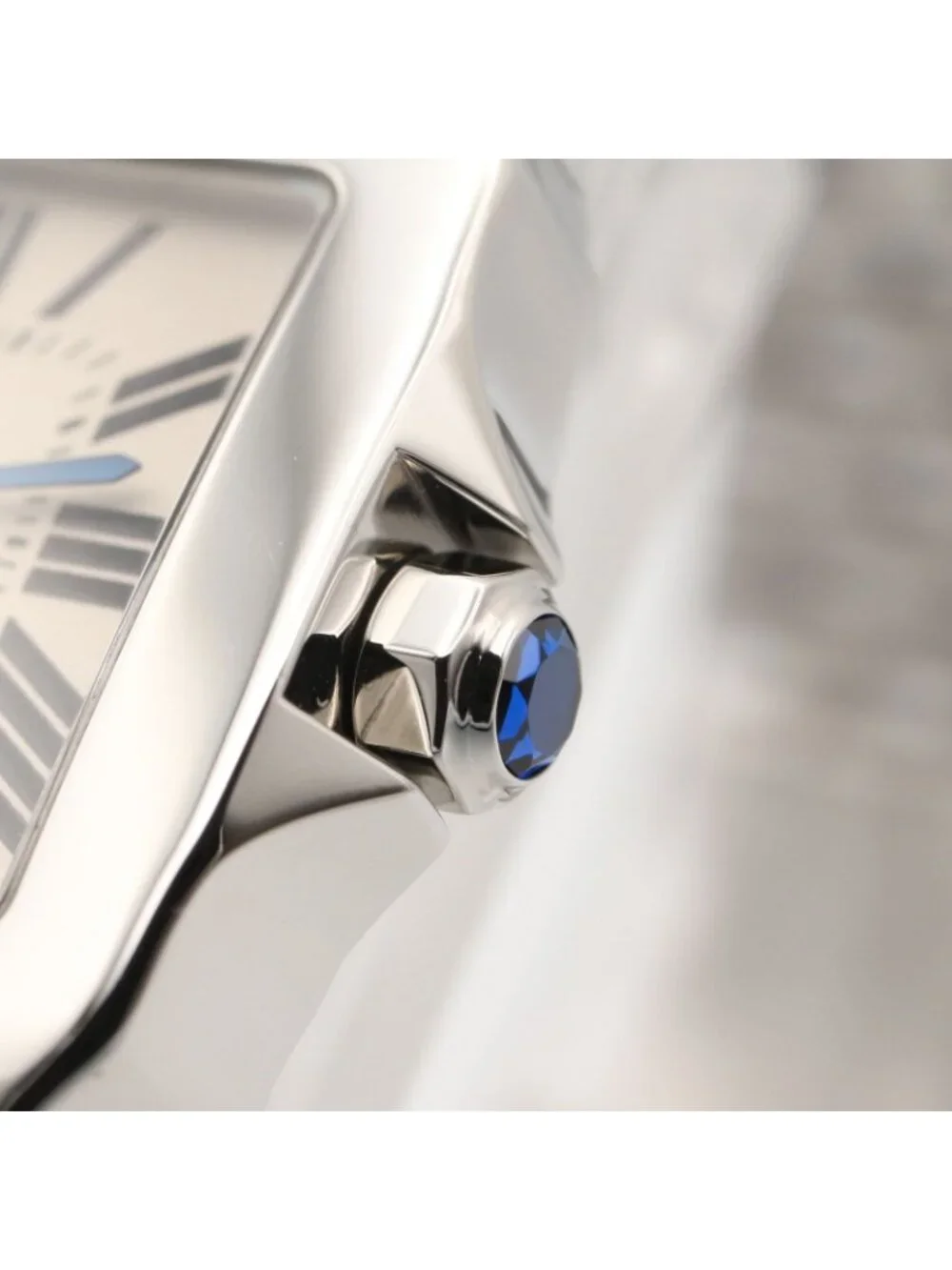 Cartier Watch Santos Demoiselle SM Ivory Stainless Steel